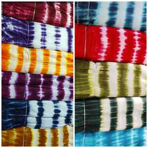 TIE DYE EN STYLE PATTA DANS TOUTES LES COULEURS RAYON SLUB CAMBRIC - Product Image 1