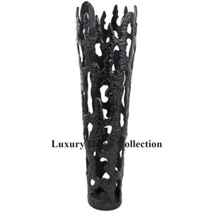 Grand vase à fleurs moderne de couleur or Ensemble de 2 centres de table de salon pour mariage - Product Image 6