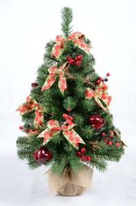Decorated Mini & Small Christmas <b>Trees</b> 45–120cm – Luxury Styles with Bows, Ornaments & LED <b>Lights</b>, Potted Xmas <b>Trees</b> Wholesale - Product Image 2