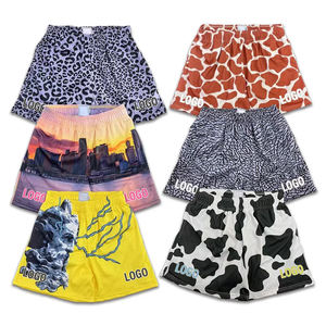 กางเกงขาสั้นบาสเก็ตบอลสำหรับผู้ชายผ้าแห้งเร็วระดับเข่าสำหรับเล่นยิมกางเกงบาสเก็ตบอลสำหรับฤดูร้อนโลโก้ตามสั่ง100% ลายกราฟิกผ้าโพลีเอสเตอร์ - Product Image 4