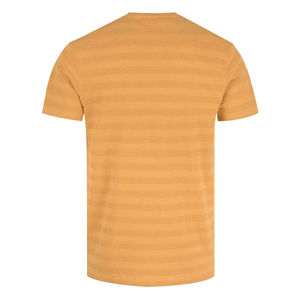 Nueva llegada 2025 camiseta de lujo para hombre, camiseta en blanco con cuello redondo estampado y logotipo personalizado, camiseta de Color sólido para hombre con servicio OEM - Product Image 2