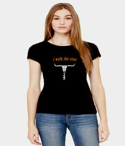 Logo personnalisable T-shirts tricotés pour femmes Style de rue écologique Spandex/Coton Coupe ajustée Décontracté Toutes les saisons - Product Image 3