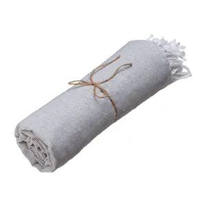 Telo da Spiaggia in Cotone Riciclato Sostenibile con Accessori, Prodotto Ecologico - Product Image 6