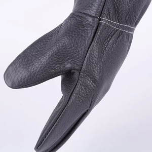 Gants de travail industriels durables en cuir pleine fleur de chèvre, en stock, pour la construction et la conduite, avec manchette à enfiler - Product Image 6