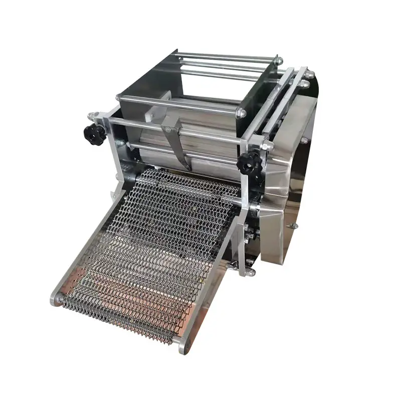 Automatic forming, non-sticking, 30-60 slices per hour, fully automatic tortilla bread machine, egg roll and spring roll machine