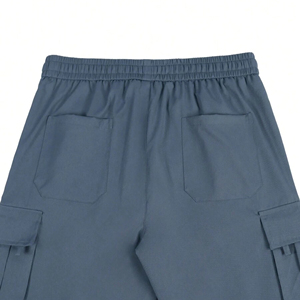 กางเกงขาสั้นทรงคาร์โก้สำหรับผู้ชายกางเกงขาสั้นสำหรับใส่ได้ทั้งชายและหญิงเอวยางยืดแห้งเร็วระบายอากาศได้ดีออกแบบได้ตามต้องการสำหรับฤดูร้อน - Product Image 5