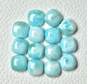 Coussin Larimar naturel unique de haute qualité coupe lot de taille mixte cabochon de pierres précieuses en vrac pour la fabrication de bijoux approvisionnement d'usine - Product Image 1