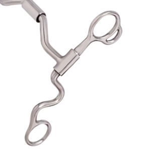 ดอกฝึกม้าสแตนเลสคุณภาพสูงดอกสว่านฝึกม้า5 "แบบปากช่องต่ำพร้อมลูกกลิ้งและมัลเลนบรรเทาดอกฝึกขี่ม้า - Product Image 4