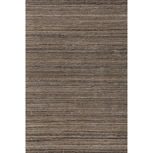 พรมโพลีเอสเตอร์ทำมือขนาดใหญ่ ลายทางสีเบจและสีน้ำตาล รูปทรงสี่เหลี่ยมผืนผ้า ขนาด 9x12 ฟุต สำหรับใช้ในห้องนอนและทางเดิน-รุ่น Hpl-59 - Product Image 3