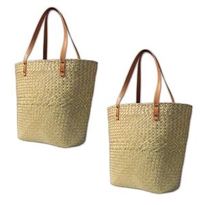 Handwoven Pandan Goodie Bag Mango de cuero de imitación, ideal para seminarios y eventos - Product Image 5