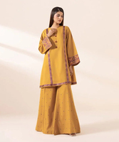 Bedrucktes Arabisches Georgette-Seidenhemd Lässige Partykleidung Kurtis Bequeme Damenbekleidung mit Individuellem Design Trendige Neueste Kollektion