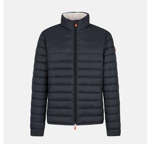 Nueva chaqueta acolchada de invierno para hombre al por mayor, abrigo de cuero grueso boca abajo con cortavientos sin costuras, diseño cálido de burbujas - Product Image 1
