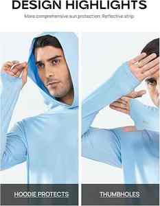 Sudadera con Capucha de Poliéster para Hombre, Diseño Transpirable para Correr y Gimnasio, con Logotipo Personalizado por Sublimación, Venta al Por Mayor - Product Image 3