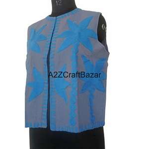 Veste bomber en coton brodée Suzani pour femmes, tissée et imprimée, coupe classique, manteau d'hiver élégant pour les occasions spéciales, avec un motif floral - Product Image 2