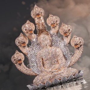 Exquisite Diamond Pendant Necklace With Modern and Trendy Design Perfect Jewelry Choice for Festivals Parties nd Gifts - Product Image 1