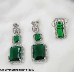 BOUCLES D'OREILLES DE STYLE CLASSIQUE ET À LA MODE EN DIAMANT AMÉRICAIN POUR LES CADEAUX D'ANNIVERSAIRE ET DE NOËL BOUCLES D'OREILLES BIJOUX DE LUXE - Product Image 2