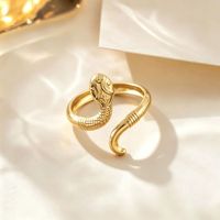 Resoul Wasserdichter Massiver 18K Vergoldeter Hochglanz-Edelstahl-Hammerbreiter Fingerring für Frauen Geschenk