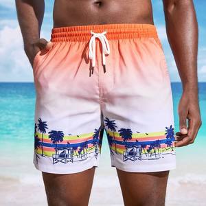 Quick Dry Breathable Solid Color Sublimation Transfer Print Baseball <b>Shorts</b> for <b>Men</b> Women Elastic Waist Casual Summer Beach Wear - Product Image 4