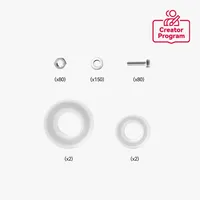 Koleksi Kit Alat Pembuatan Model Mesin Jet Berat Kotor 200g 1056.59g Filamen yang Digunakan 1d13h7m Waktu Cetak 100x69x35mm