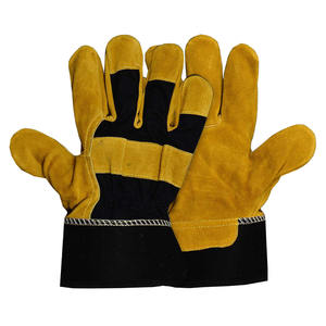 Gants de sécurité pour la construction industrielle, gants de jardinage en cuir, gants de soudage en cuir de chèvre pour la protection des mains - Product Image 5