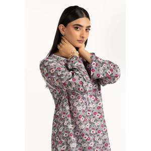 Conjunto IUSTTS-1015 para Mujer, Estilo Casual Diario, Primavera/Verano, Chifón, 2 Piezas, Top Corto y Pantalones Cortos con Estampado Floral - Product Image 3