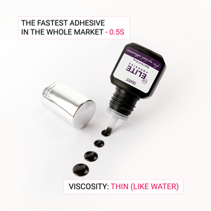 Elite Adhesive 120-150 Cps <b>Glue</b> for Eyelashes Eyelash Extension <b>Glue</b> 0.5s 5ml 10ml <b>Strong</b> Hold Volume Eyelash Extension ODM OEM - Product Image 2