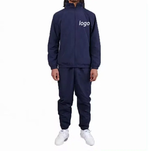 Nouveau survêtement d'hiver pour homme, élégant, à capuche, uni, respirant, léger, grande taille, prix bas, vêtements décontractés, 100% polyester - Product Image 2