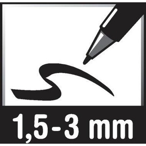 Edding 31 EcoLine 1,5-3mm Rotulador para flipchart negro - Product Image 3