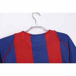 เสื้อฟุตบอลสำหรับผู้ใหญ่เสื้อทีม2025ออกแบบได้ตามที่ต้องการพร้อมบริการ OEM พิมพ์โลโก้ชื่อทีมแบบว่างเปล่าพิมพ์ลายวินเทจ - Product Image 5