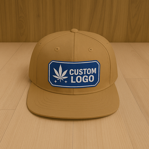 Gorra de béisbol de 6 paneles OEM para hombres, sarga de algodón ajustable, toda la tela con logotipo de silicona personalizado, Parche de goma hecho en Vietnam - Product Image 2