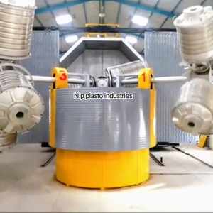 Proveedor de India, venta al por mayor, máquina de moldeo rotacional de plástico bidireccional axial de estación única, precio bajo para tanques multicapa - Product Image 1