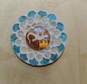 Sous-verre créatif naturel pour vadrouille, théière isolante tissée à la main, sous-verres à thé, coquille anti-brûlure - Product Image 3