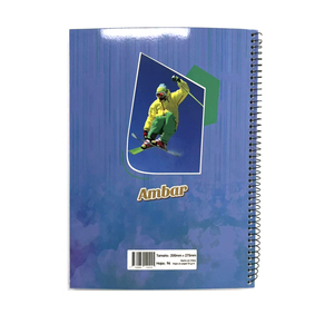 Cahier scolaire Amérique du Sud Uruguay Cahier à spirale simple 96 feuilles Livre <span class=keywords><strong>de</strong></span> sport Go Hike - Product Image 5