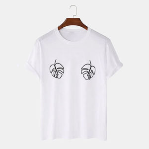 เสื้อยืดผู้ชายสีทึบเสื้อยืดเข้ารูปแบบเรียบสีล้วนมีหลายสีตามต้องการ - Product Image 5