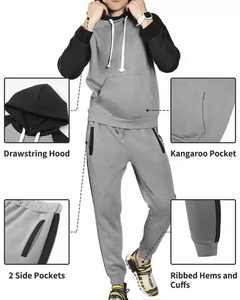 Chándal de hombre con diseño personalizado, colección de invierno de tendencia, chándal transpirable para hombres, servicio OEM con buen precio - Product Image 6
