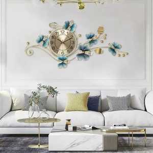 Elegante Reloj de pared de Metal con forma francesa, diseño elegante, reloj colgante de pared hecho a mano, perfecto para sala de estar, dormitorio, Oficina - Product Image 3