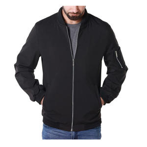 Chaqueta universitaria con cremallera en blanco personalizada vintage transpirable unisex en todos los tamaños estándar - Product Image 3