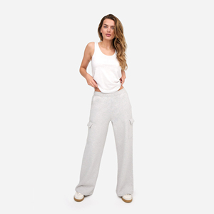 Autumn Winter <b>Women</b> Fashionable Loose Pocket High Waist Straight Cotton/Polyester Trousers <b>Baggy</b> Clothes <b>Cargo</b> <b>Pants</b> for <b>Women</b> - Product Image 1