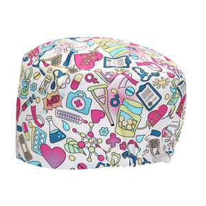 100% Cotton High Quality <b>Scrub</b> Hats For Adult Private Label <b>Scrub</b> Hat Customized Logo <b>Scrub</b> Hats Made In Pakistan - Product Image 5