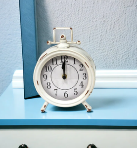 Ak Brass Metal Iron <b>Table</b> <b>Clock</b> Light Luxury Desktop Decoration Bespoke Alarm <b>Clock</b> for Home and Hotel Use - Product Image 2