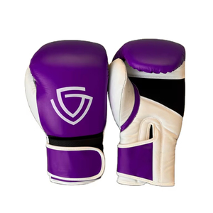 Guantes de Cuero Vacuno de Alta Calidad Profesional, Color Personalizado, Transpirables y Absorbentes de Humedad, con Cierre para Boxeo - Product Image 1
