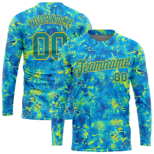 Camiseta Deportiva Transpirable de Manga Larga de Secado Rápido, Tejida en 100% Algodón, Sublimación, Diseño Personalizado, Absorbe la Humedad, para Hombre - Product Image 4