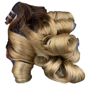 Cheveux humains vierges vietnamiens Remy en gros avec texture rebondissante et toutes les couleurs disponibles, trame simple - Product Image 3