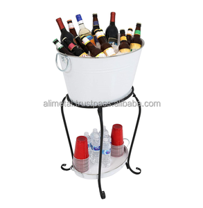 Grand seau à glace avec support et plateau pour les fêtes personnalisable - Product Image 1