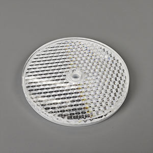 عاكس استشعار من مادة PMMA أبيض اللون، دائري بقطر 80 مم، قابل للتركيب باللاصق أو البراغي - Product Image 1