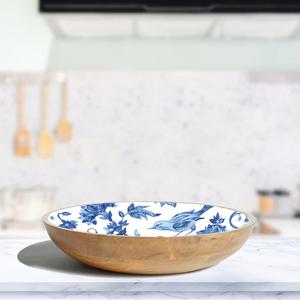 Tazón de mezcla de cerámica a rayas con elegante acabado mate, ideal para uso en la cocina, servir u hornear, elegante, duradero y fácil de limpiar - Product Image 6