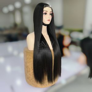 Pelucas muy sedosas Cabello crudo real 100% Cabello humano vietnamita Hueso Recto Peluca de cierre de color natural - Product Image 3