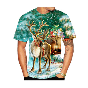 High Quality Unisex Cotton Christmas T-<b>Shirt</b> <b>for</b> <b>Men</b> <b>Men's</b> Sublimation Christmas <b>Shirt</b> Christmas T-<b>Shirt</b> <b>Men's</b> Tops - Product Image 4