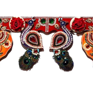 แถบโลหะหลายสีสำหรับตกแต่งบ้านและตกแต่งงานแต่งงานแบบแขวนประตูสไตล์พื้นเมือง - Product Image 1