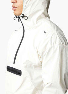 Chaqueta Cortavientos de Nailon para Hombre, con Capucha, Manga Larga, Servicio OEM, Logotipo Personalizado - Product Image 6